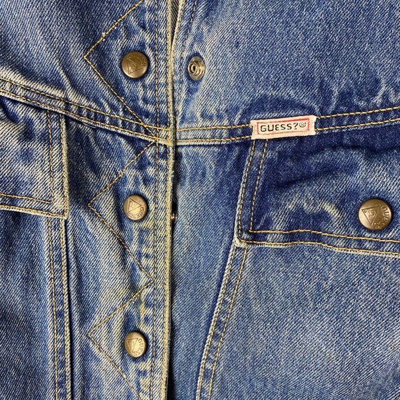 Guess Vintage Women’s Denim Jean Jacket #GuessJack - Picture 5 of 5